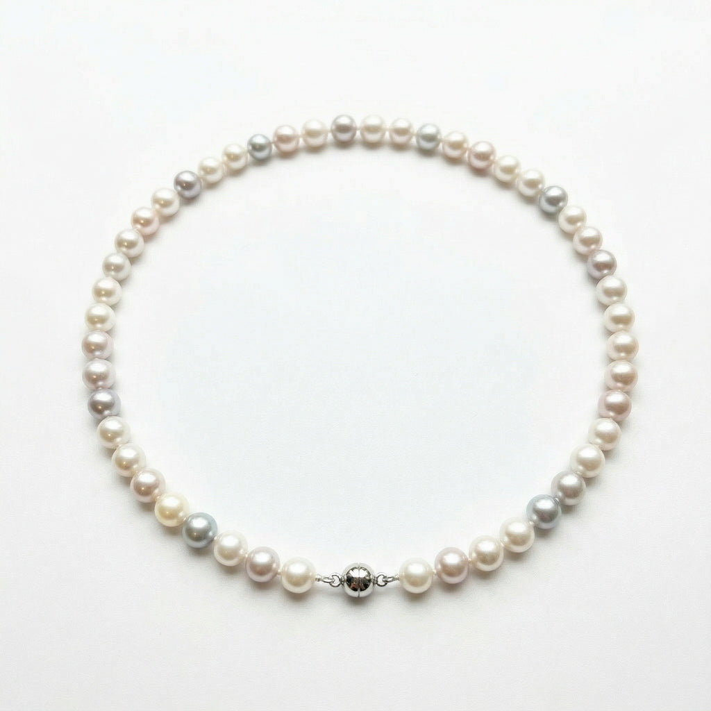 Eviselle multicolor Akoya Necklace